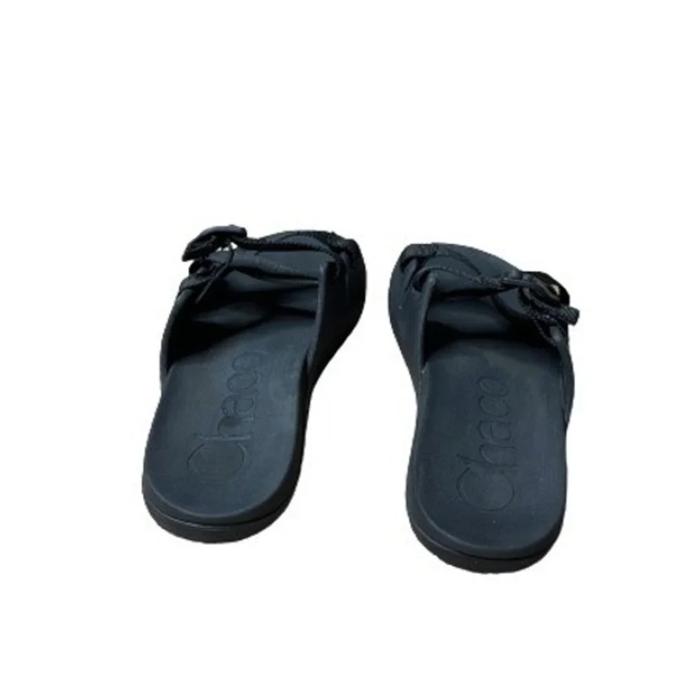 Chaco Chillos Slide Mens 13‎ Black Adjustable Strap Athletic Sandals JCH107593